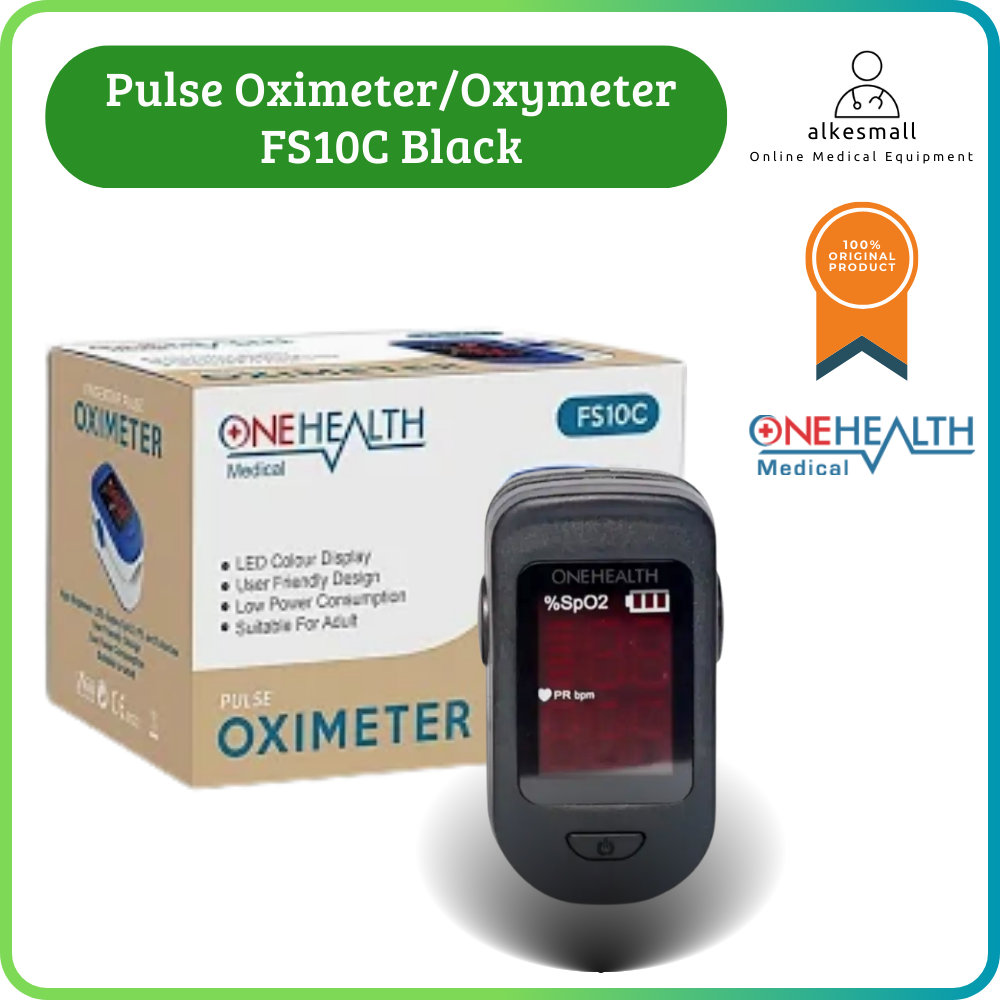 Pulse Oximeter Oxymeter FS10C Alat ukur Kadar Oksigen Sp02 Onehealth