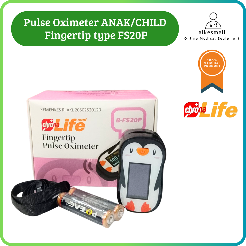 PULSE OXIMETER FINGERTIP CHILD/ANAK type B-FS20P CHRONA LIFE