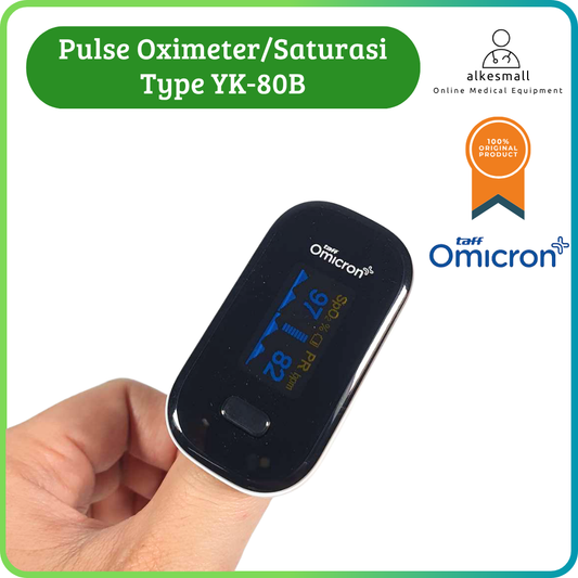 TaffOmicron Fingertip Pulse Oximeter Alat Ukur Saturasi Type YK-80B
