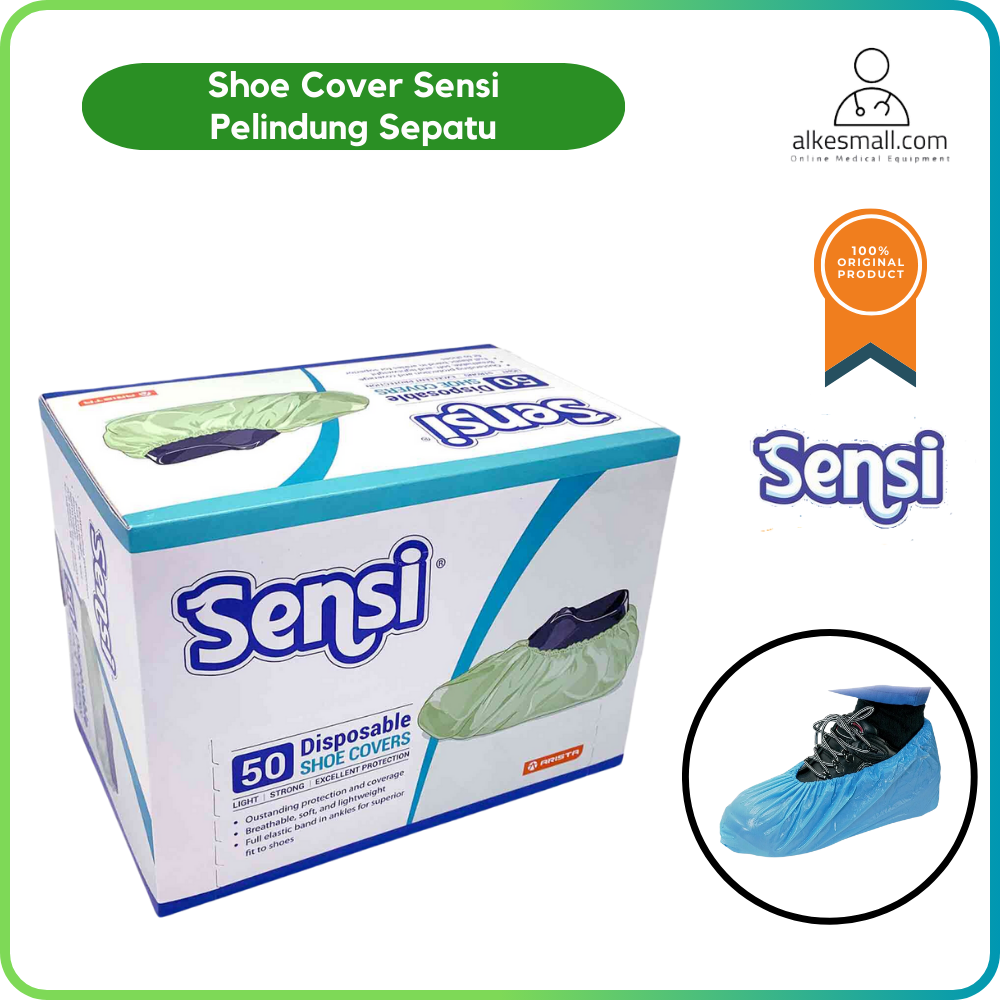 Shoe Cover Pelindung Sepatu Merk Sensi