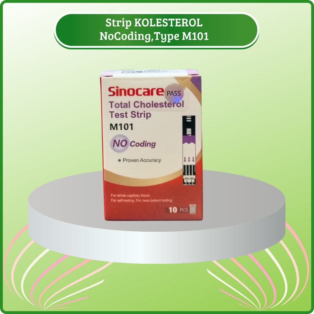 Strip 3in1 Sinocare type M101 - Tanpa Koding, Cepat, dan Praktis