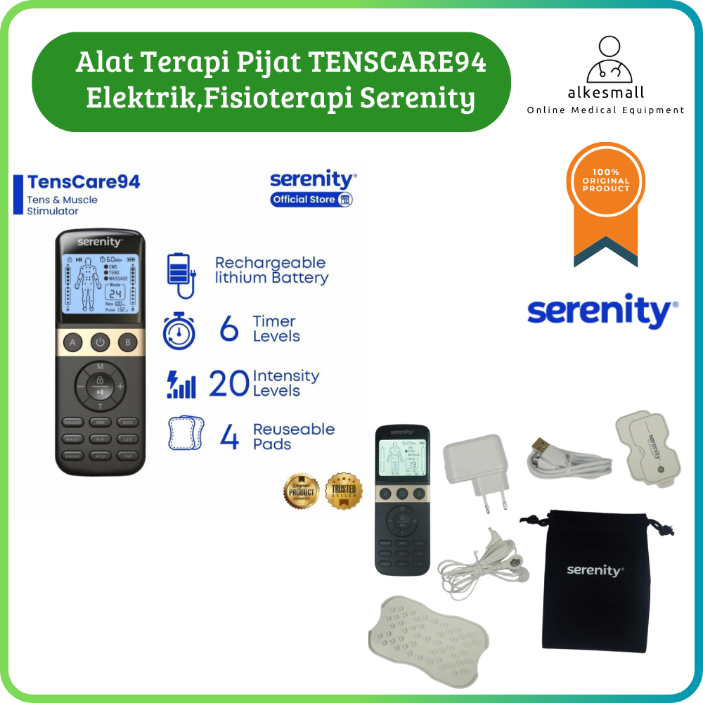 TensCare94 / alat tens serenity / alat pijat / alat terapy SERENITY
