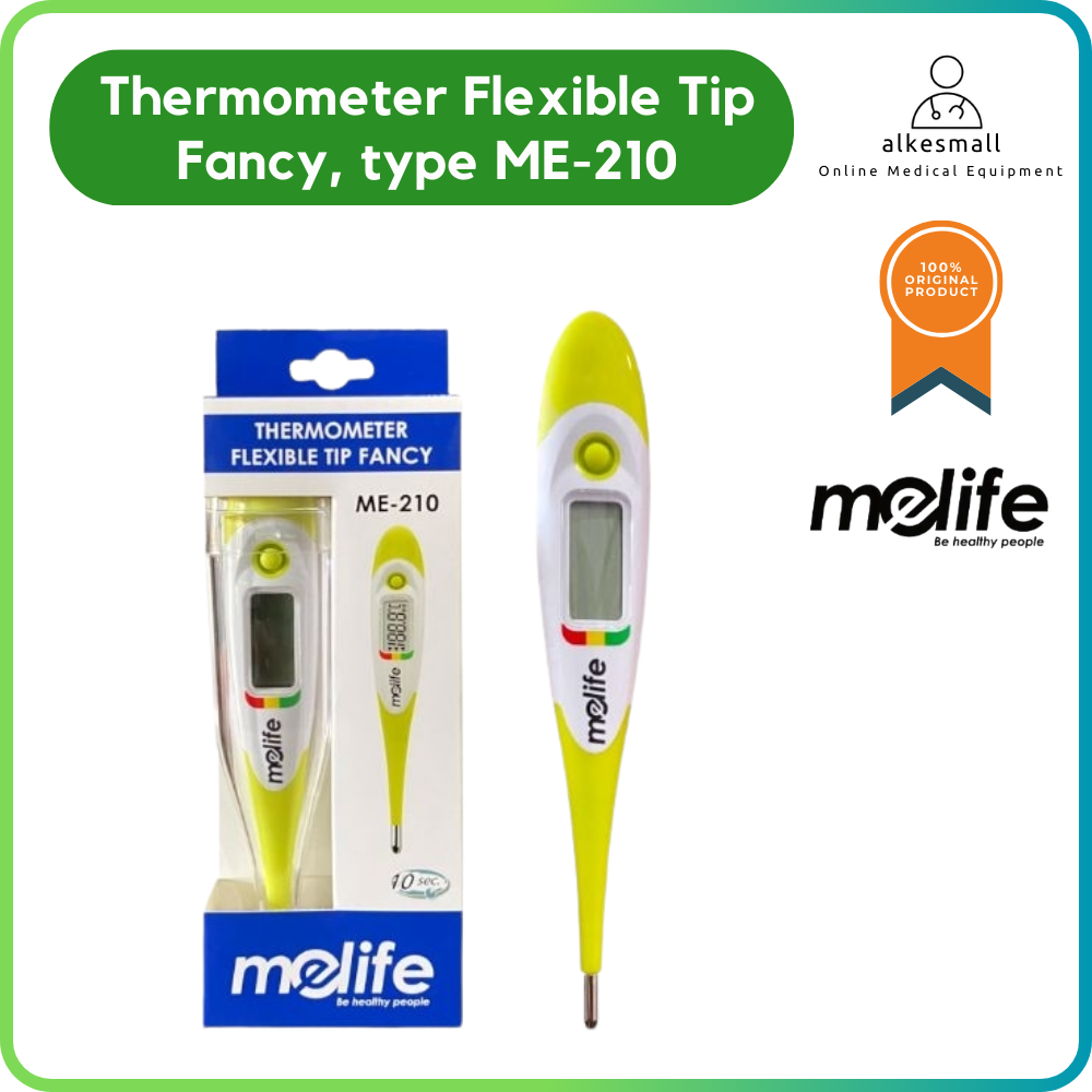 Termometer Thermometer Digital Dengan Ujung Flexibel ME-210 Melife