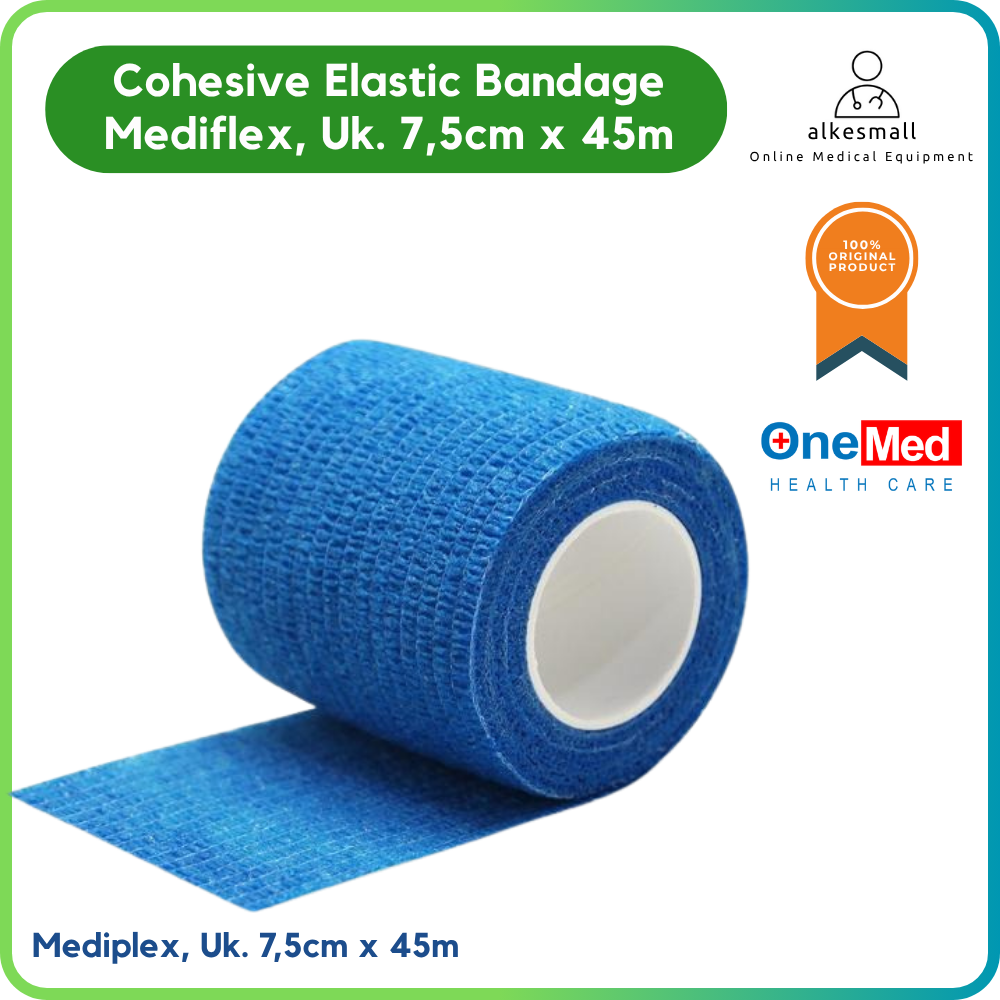ONEMED Mediflex Cohesive Elastic Bandage 7,5cm x 4.5m