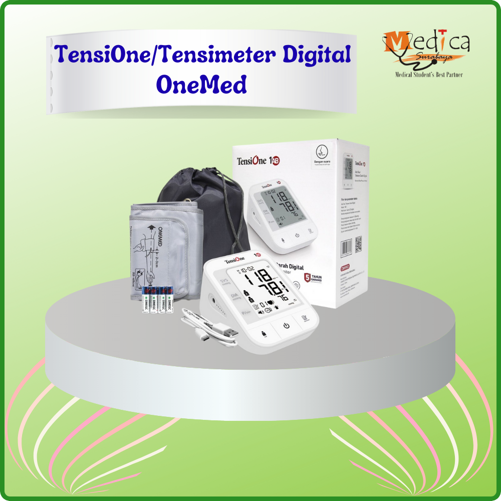 TensiOne 1AB Ayah Bunda 2in1 – Tensimeter Digital Dengan Suara ONEMED