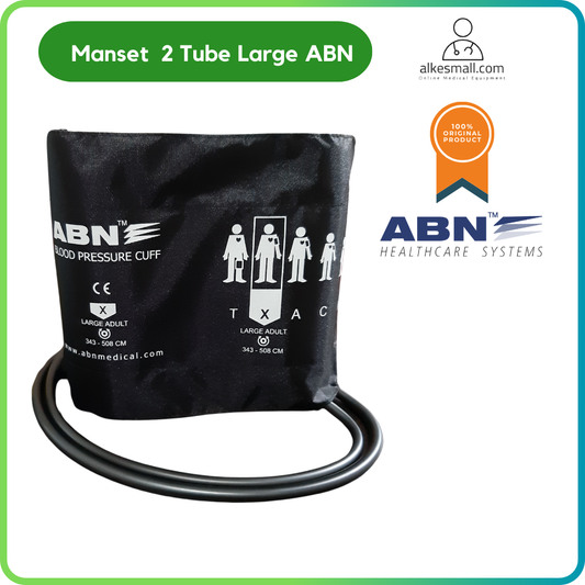 Manset Tensimeter ABN Dewasa Cuff Large Manset tensi Manual Besar 2 Selang