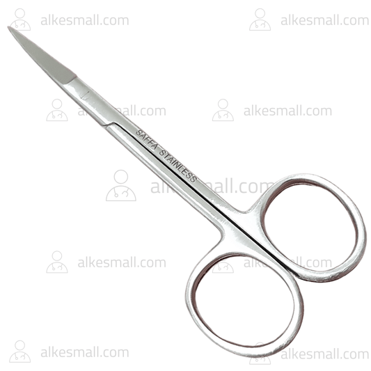 Gunting Kecil Bengkok Tajam Tajam /Iris Bengkok 11,5cm Saffa