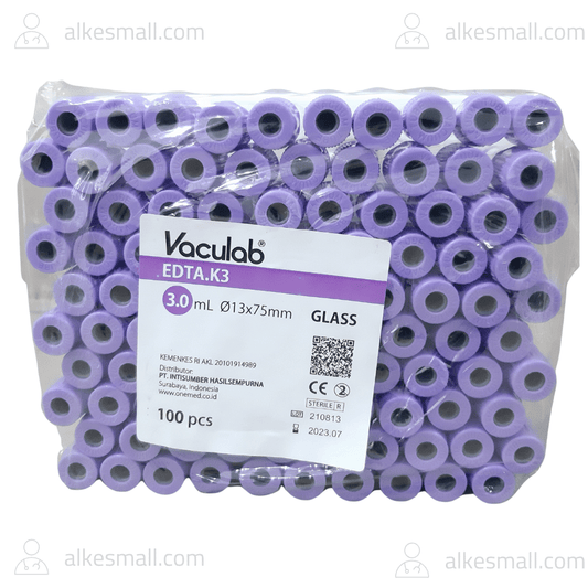 Vaculab - Tabung EDTA.K3 3ml Glass Onemed