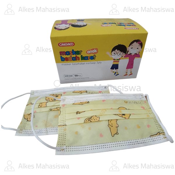 Masker Anak Bedah Karet Telinga OneMed