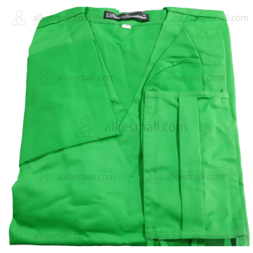 Baju Operasi/Baju Scrub Lengan Panjang Dua Saudara