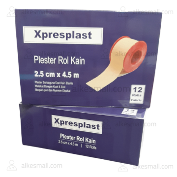 Plester Rol Kain Xpresplast 2,5cm x 4,5m GidCare