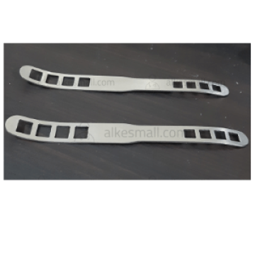 Tongue Spatel Polos Spatula Lidah Lubang Stainless Steel 19cm Marwa