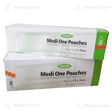 Sterile Pouch Plastik Sterilisasi Medi One 7 X 26 cm Onemed