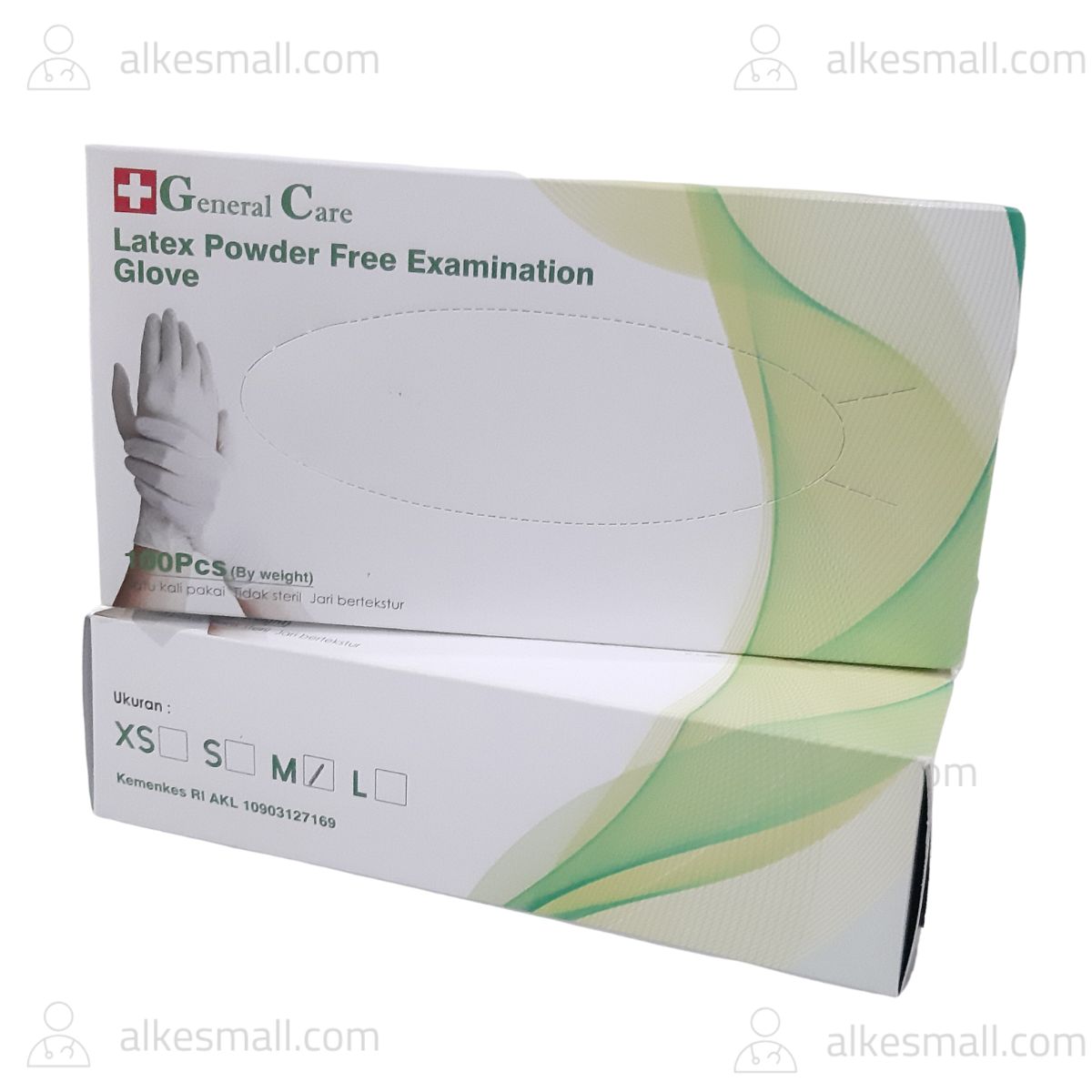Gloves Powder Free Latex Sarung Tangan Latex Powder Free General Care