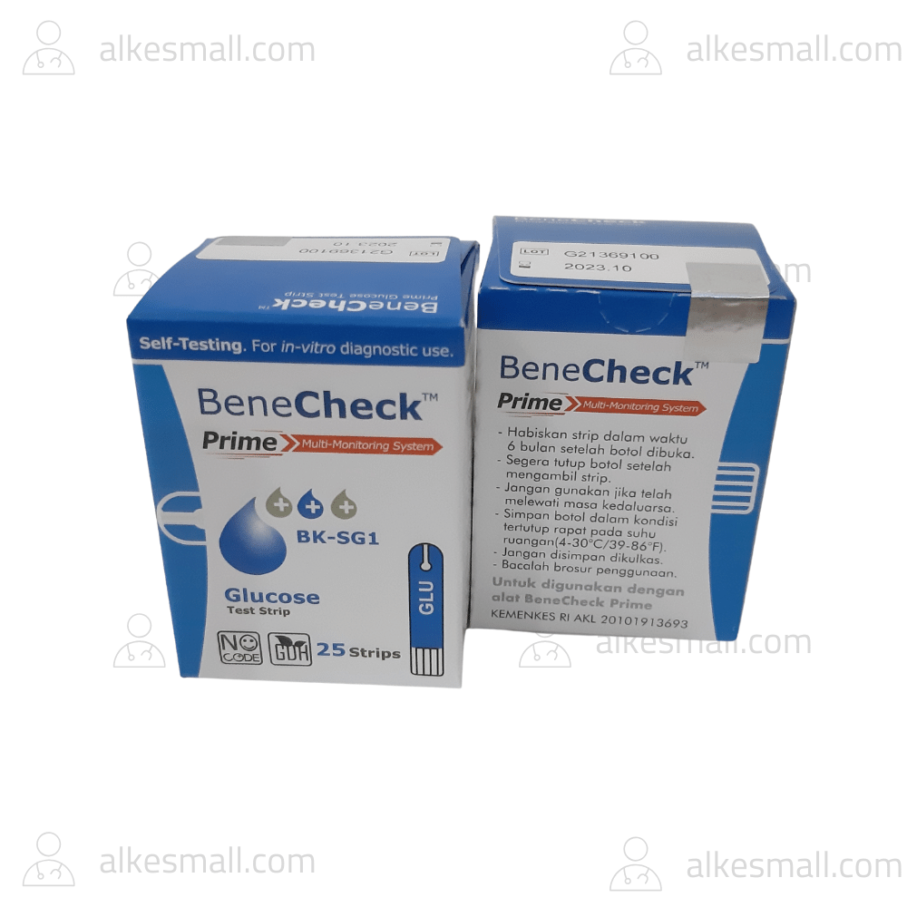 Strip Gula Darah BeneCheck PRIME / Test Strip Glucose BeneCheck PRIME