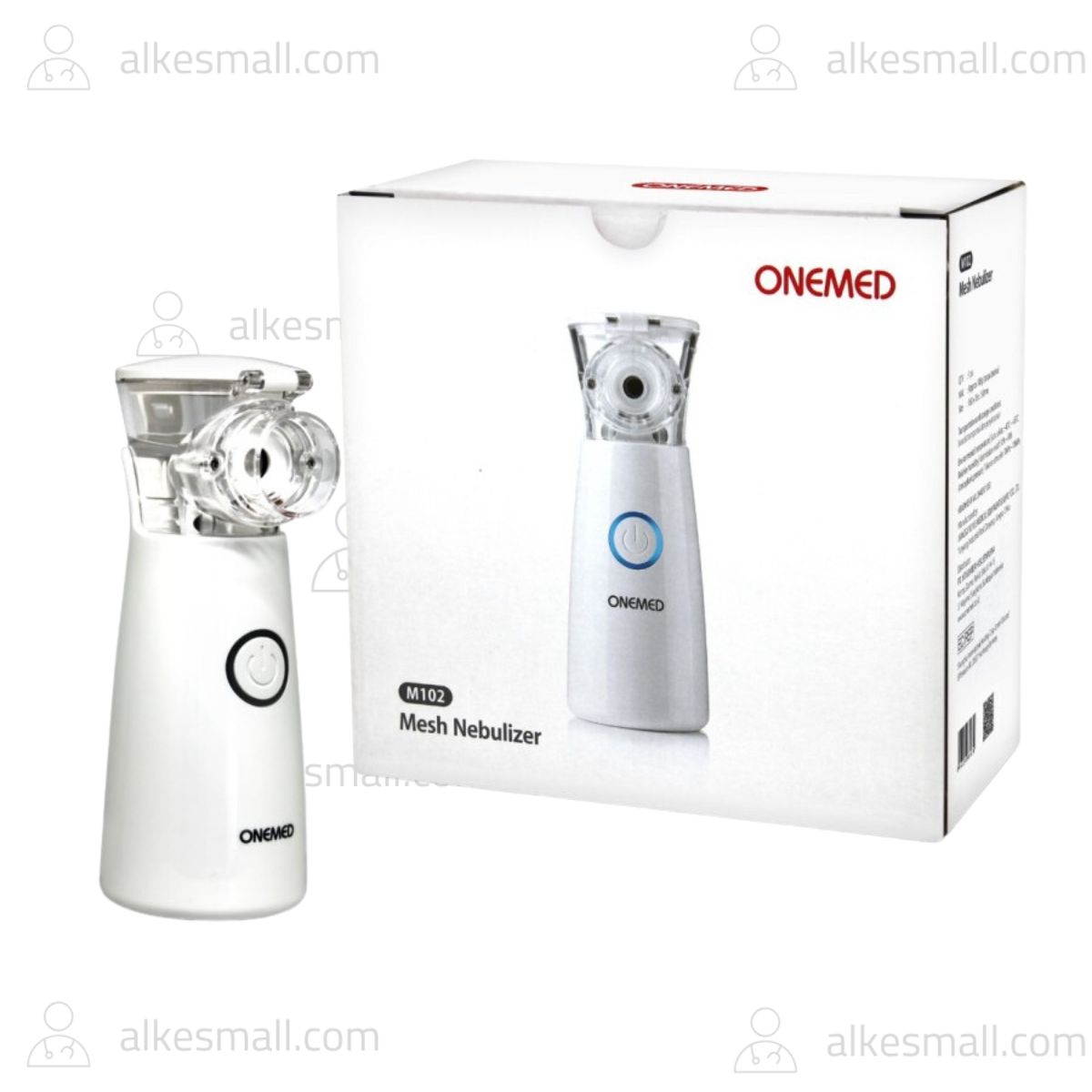 Nebulizer Mesh Portable OneMed M102 / Alat Uap Bantu Pernafasan Asma