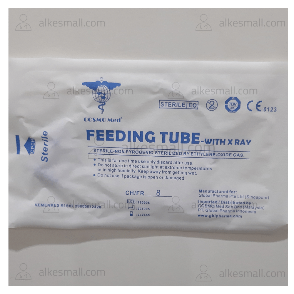 Selang Sonde/Selang Makan Selang NGT Feeding Tube With X RAY CosMoMed