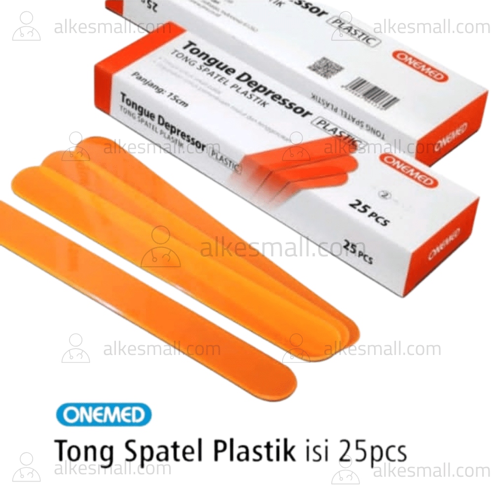 Tongue Tong Spatel Plastik Tongue spatel Lidah Depressor Onemed