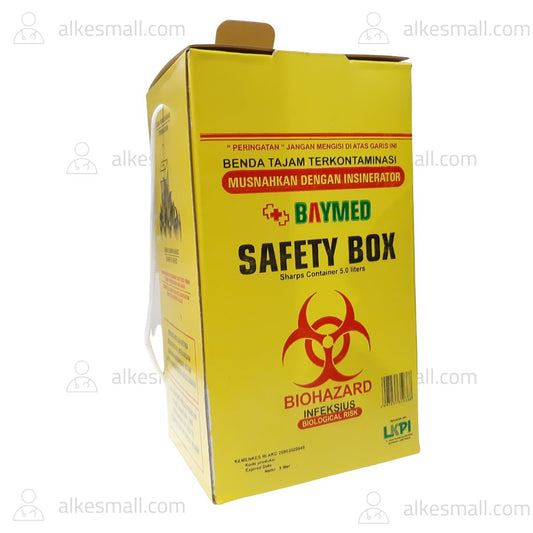 Baymed Safety Box  / Tempat sampah medis Baymed / 5L